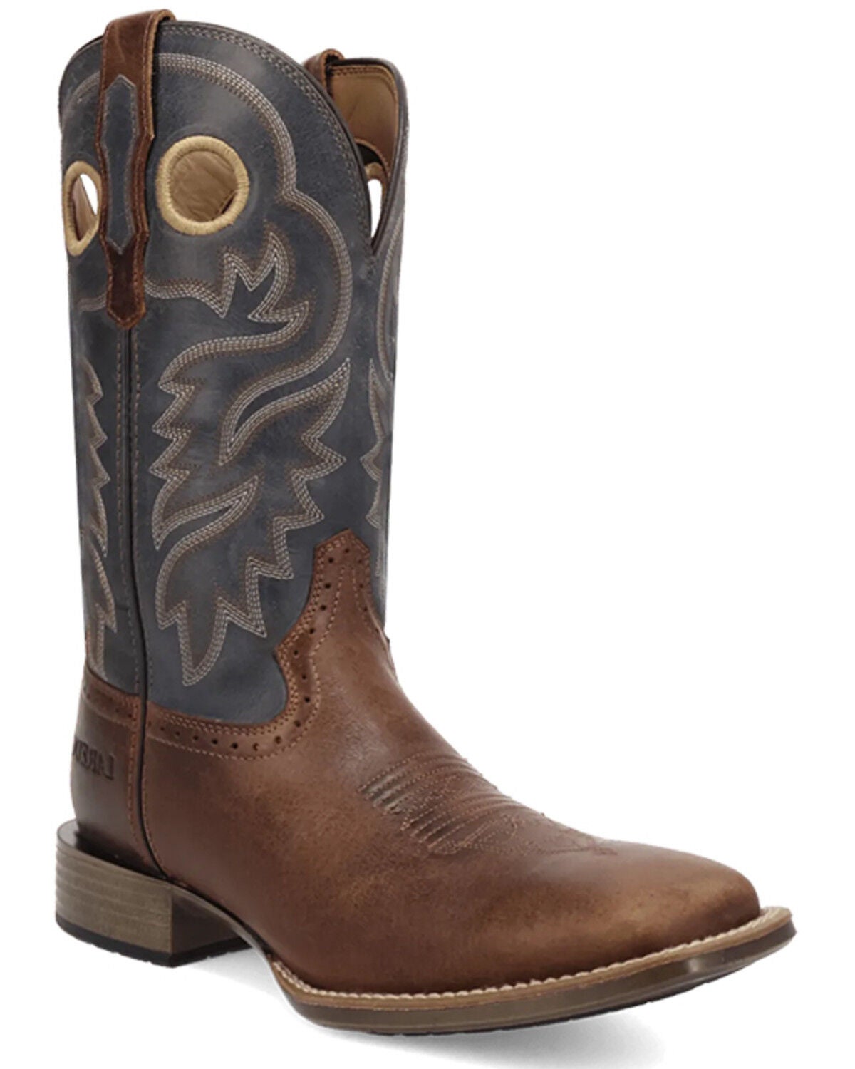 Laredo Men's Dyers Performance Western Boots - Broad Square Toe, Tan, hi-res