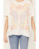 Image #3 - Free People Women's Spring Showers Short Sleeve Graphic Tee, White, hi-res