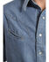 Schaefer Men's Vintage Chisholm Long Sleeve Denim Work Shirt, Denim, hi-res
