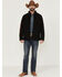 Image #2 - RANK 45® Men's Rodeo Logo Sleeve Zip-Front Softshell Jacket, , hi-res