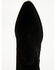 Image #6 - Lucchese Women's Maypop Fringe Side Zip-Up Booties - Round Toe, Black, hi-res