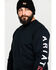 Image #2 - Ariat Men's FR Roughneck Back Skull Graphic Long Sleeve Work T-Shirt - Tall, Black, hi-res