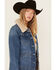 Image #3 - Idyllwind Women's Diamondhead Reversible Denim Blanket Jacket, , hi-res