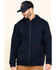Hawx Men's FR Zip Up Fleece Hooded Work Hoodie , Navy, hi-res