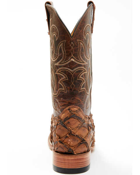 Image #5 - Cody James Men's Pirarucu Exotic Boots - Broad Square Toe, Brown, hi-res