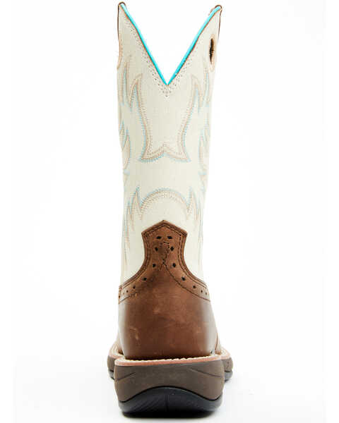 Image #5 - RANK 45® Women's Xero Gravity Lite Western Performance Boots - Broad Square Toe, Brown, hi-res