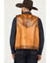 Image #4 - Kobler Leather Men's Eagle Leather Vest, Beige, hi-res