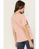 Image #4 - Shyanne Women's Running Horses Short Sleeve Graphic Tee, Light Pink, hi-res