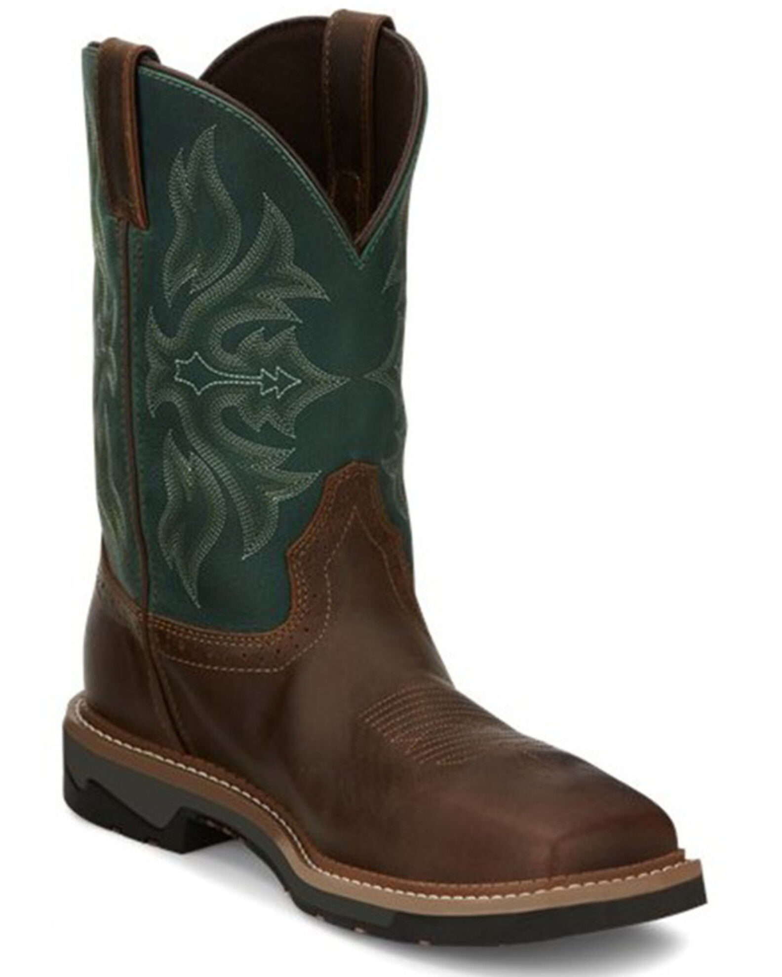 Product Name Justin Men s Bolt Western Work Boots Composite Toe