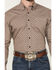 Image #3 - Cinch Men's Geo Print Long Sleeve Button-Down Western Shirt, Brown, hi-res