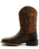 Image #3 - Cody James Men's Force Performance Western Boots - Broad Square Toe, Brown, hi-res
