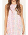 Image #3 - Wrangler Girls' Southwestern Print Sleeveless Dress, Pink, hi-res