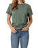 Image #1 - Kimes Ranch Women's Blank Logo Short Sleeve Tee, Green, hi-res