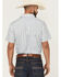 Image #4 - Cody James Men's Outlaw Pass Southwestern Striped Short Sleeve Snap Western Shirt, White, hi-res
