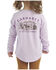 Image #1 - Carhartt Toddler Girls' Desert Logo Long Sleeve Graphic Shirt, Purple, hi-res