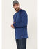 Image #2 - Ariat Men's Rebar Gridwork Long Sleeve Shirt, Blue, hi-res
