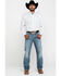 Resistol Men's White Stuart Geo Print Long Sleeve Western Shirt , White, hi-res