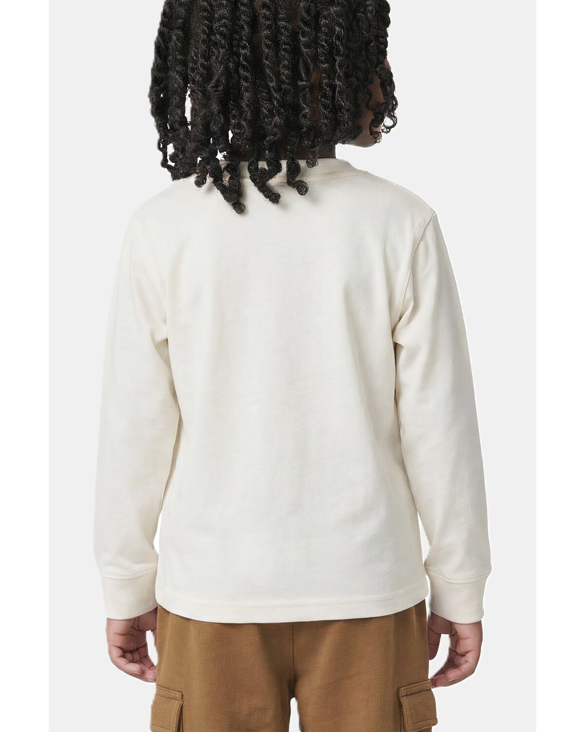 Image #4 - Carhartt Toddler Girls' Horse Logo Long Sleeve Graphic Tee, Cream, hi-res