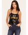 Image #2 - Wonderwest Women's Howdy Sequins Tank, Black, hi-res