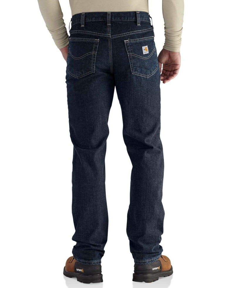 Carhartt Men's Flame Resistant RuggedFlex Traditional Fit Jeans, Indigo, hi-res