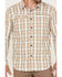 Image #3 - Columbia Men's Silver Ridge Balanced Plaid Long Sleeve Button-Down Western Shirt, Tan, hi-res