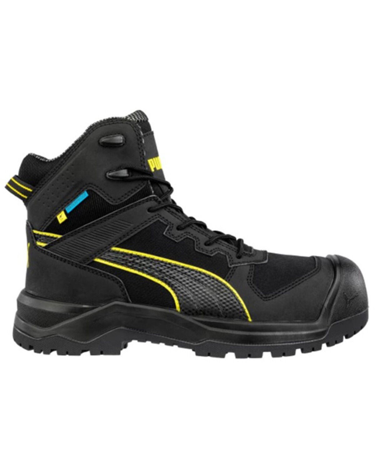 Puma Safety Men's Rock HD Mid Work Boots - Composite Toe, Brown, hi-res