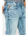 Image #4 - Moonshine Spirit Men's Sutton Light Wash Slim Straight Stretch Denim Jeans, Indigo, hi-res