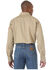 Image #2 - Wrangler Men's FR Long Sleeve Pearl Snap Work Shirt - Tall, Beige/khaki, hi-res