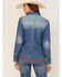 Image #4 - Tasha Polizzi Women's Embroidered Paisley Denim Long Sleeve Shirt, Blue, hi-res