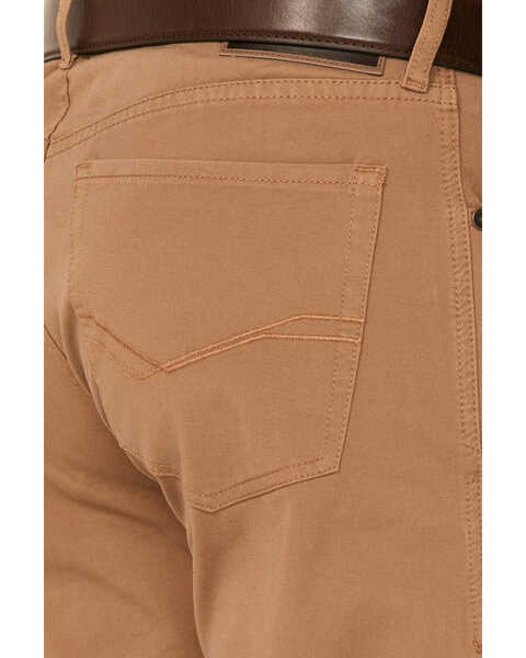 Image #4 - Ariat Men's M5 Boone Khaki Wash 4-Way Stretch Straight Leg Jeans , Tan, hi-res