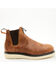 Hawx Men's Crazy Horse Wedge Chelsea Work Boots - Composite Toe, Brown, hi-res