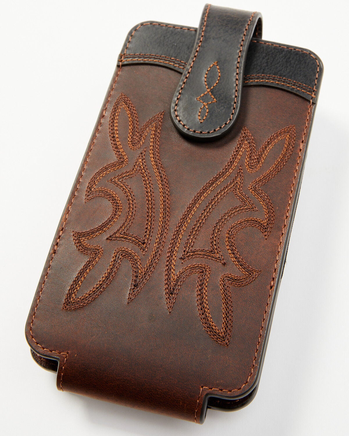 Cody James Men's Cell Phone Wallet, Brown, hi-res