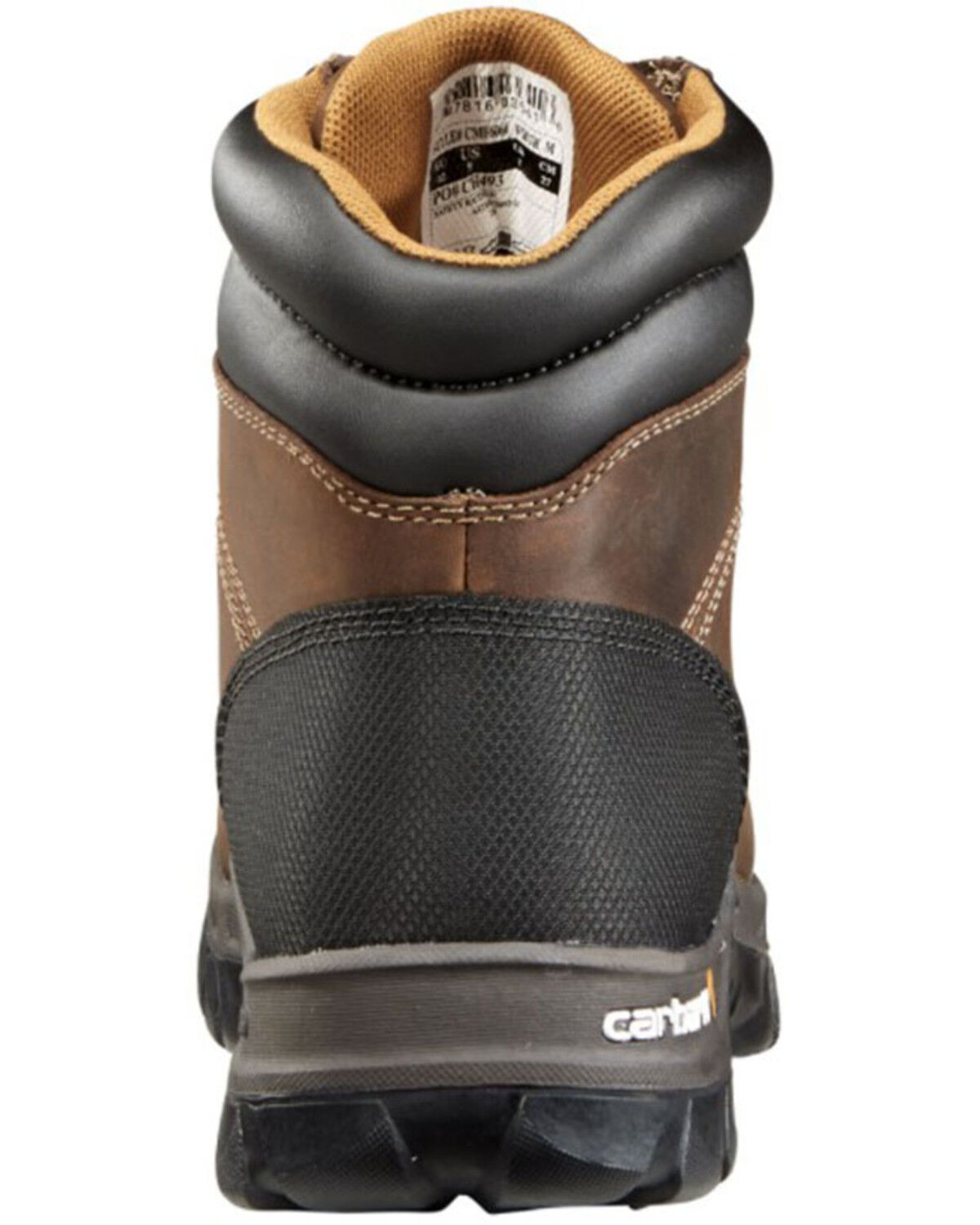 Image #4 - Carhartt Men's Rugged Flex 6" Lace-Up EH Work Boots - Soft Toe, Brown, hi-res