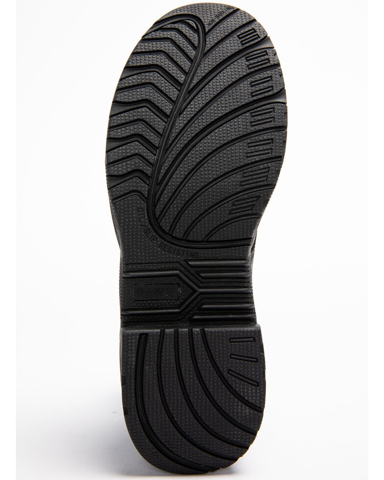 Hawx Men's Enforcer Black Lace-Up Work Boots - Composite Toe, Black, hi-res
