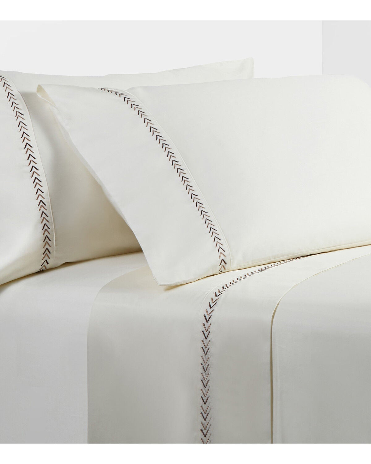 Image #1 - HiEnd Accents 4pc Southwestern Cream Sheet Set - Queen, Cream, hi-res