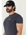 Image #4 - Brixton Men's Parsons Logo Short Sleeve Graphic T-Shirt, Blue, hi-res