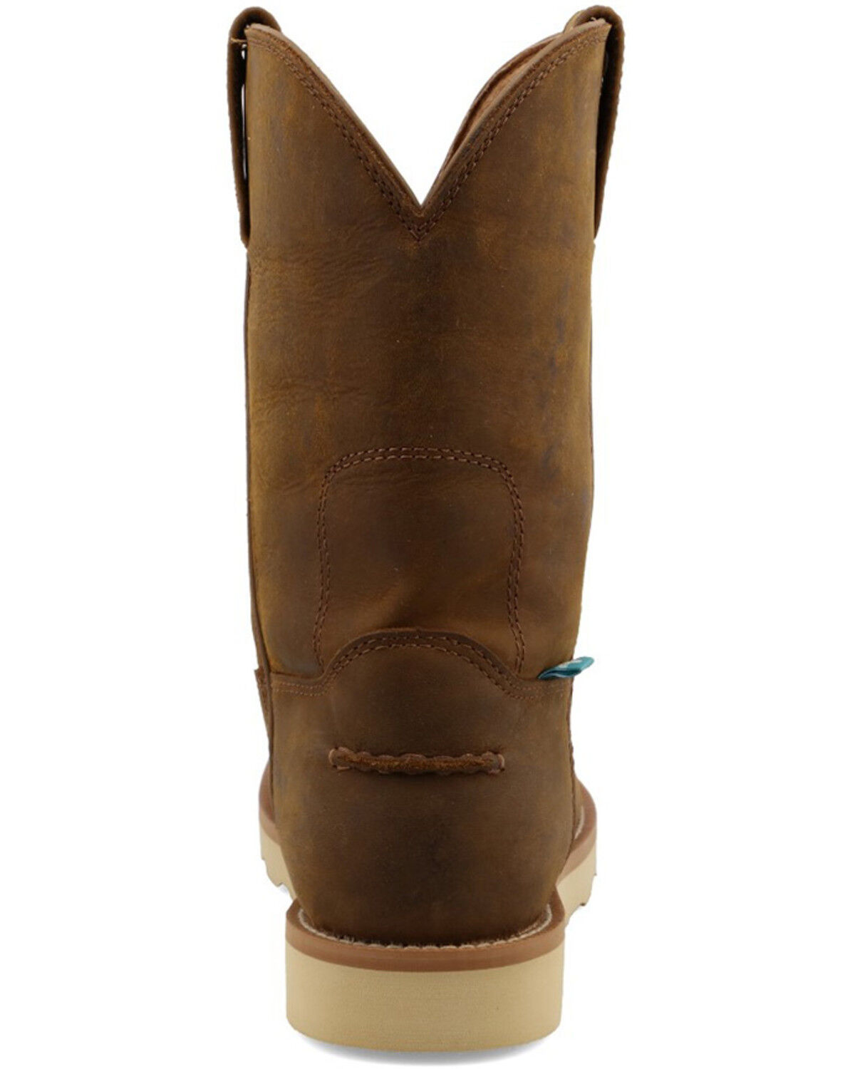 Image #5 - Twisted X Men's 10" Work Pull-On Wedge Work Boots - Soft Toe, Distressed Brown, hi-res