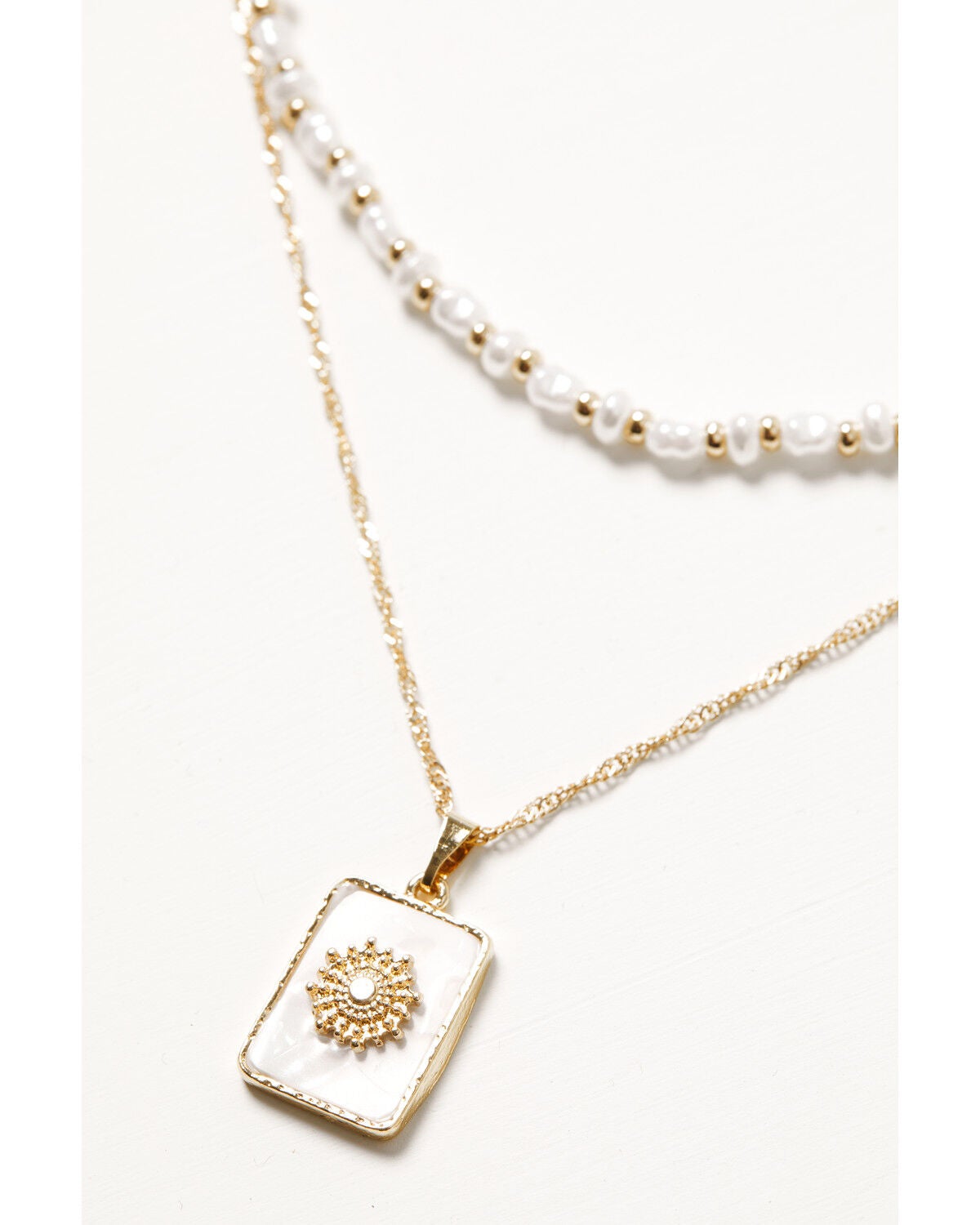 Image #2 - Shyanne Women's Sunburnt Layered Necklace, Gold, hi-res