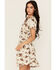 Image #2 - Ariat Women's Stellar Conversational Print Tiered Short Sleeve Mini Dress, Sand, hi-res