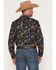 Image #4 - Cody James Men's Thornbush Paisley Print Long Sleeve Snap Western Shirt - Tall, Black, hi-res