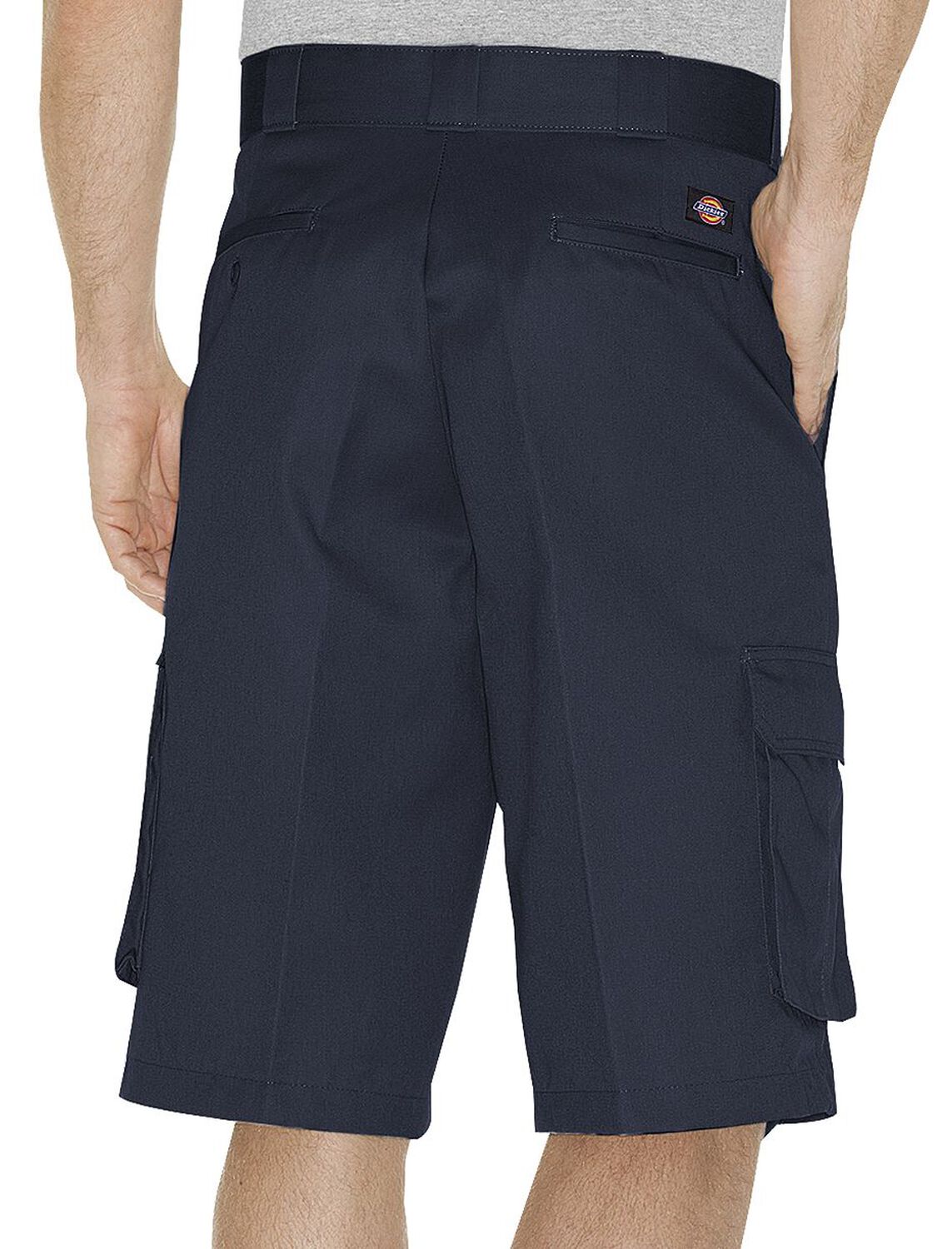 Image #2 - Dickies Twill Cargo Shorts, Navy, hi-res