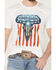 Image #3 - Cody James Men's Heritage Steer Skull Short Sleeve Graphic T-Shirt, White, hi-res