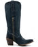 Image #2 - Dan Post Women's Rebeca Western Tall Boot - Snip Toe, Navy, hi-res