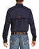 Ariat Men's FR Solid Vent Long Sleeve Button Down Work Shirt - Tall , Navy, hi-res