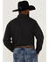 Image #4 - Ariat Men's Jurlington Retro Solid Pearl Snap Western Shirt, Charcoal, hi-res