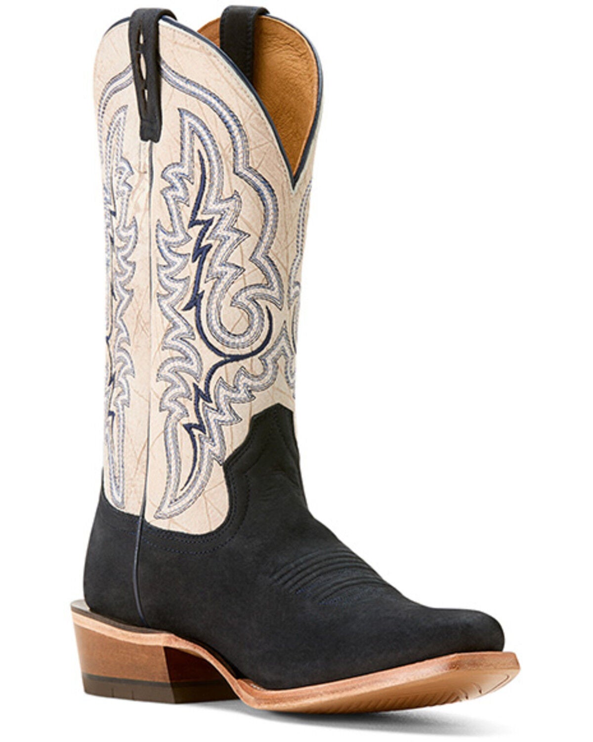 Ariat Men's Futurity Relentless Bama Fury Western Boots - Square Toe, Blue, hi-res