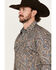 Image #2 - Cody James Men's Madera Paisley Print Long Sleeve Snap Western Shirt, Blue, hi-res