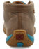 Image #3 -  Twisted X Women's Tooled Chukka Driving Mocs, Brown, hi-res