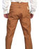 Image #1 - Wahmaker by Scully Men's Canvas Saddle Seat Pants, Brown, hi-res