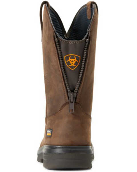 Image #3 - Ariat Men's Turbo Waterproof Western Work Boots - Soft Toe, Brown, hi-res